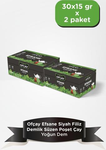 Efsane Siyah Filiz Demlik Poşet 30 X 15 Gr X 2 Paket