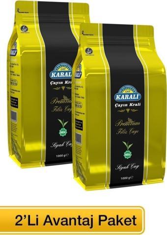 Karali Premium Filiz Dökme Siyah Çay 1 kg X 2 Adet