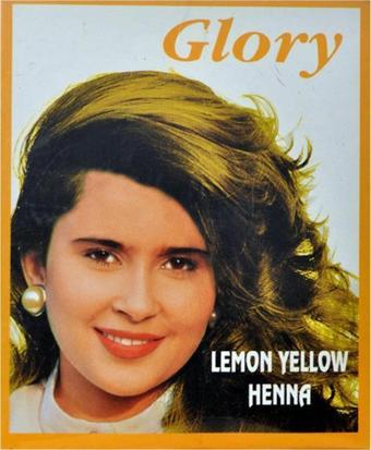 Glory Limon Sarı Hint Kınası (Lemon Yellow Henna) 10 Gr Paket