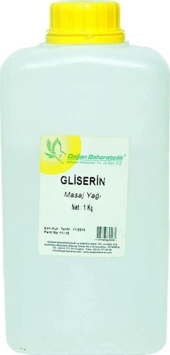 Doğan Baharatçılık Gliserin Masaj Yağı 1 kg Doğal Saf Kiloluk