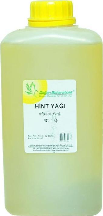 Doğan Baharatçılık Hint Yağı 1Kg Doğal Masaj Kiloluk Bidon