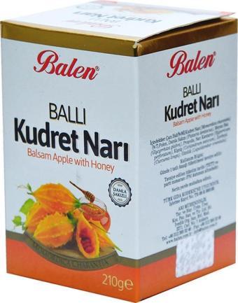 Balen Ballı Doğal Kudret Narı Macunu Damla Sakızlı 210 Gr