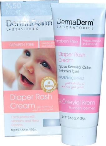 Dermaderm Pişik Kızarıklık Önleyici Krem 100 Gr. Doğal Bitkisel