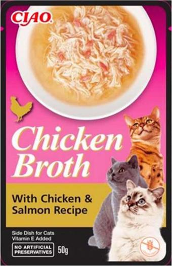 Ciao Tavuk Sulu ve Somonlu Kedi Çorbası 50 Gr