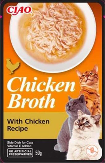 Ciao Tavuk Sulu ve Tavuklu Kedi Çorbası 50 Gr