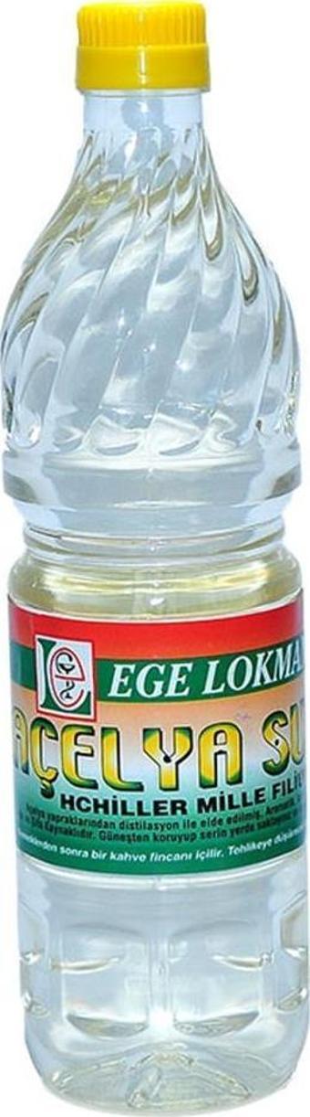 Ege Lokman Bitkisel Açelya Suyu 1 Litre Pet Saf Doğal Şişe