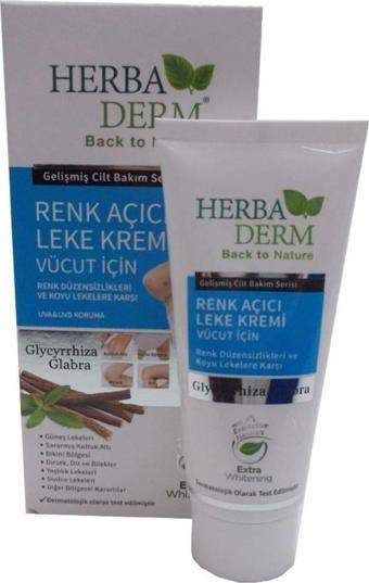 Herbaderm Lekelere Karşı Vücut Beyazlatıcı Krem 60ML Renk Denge