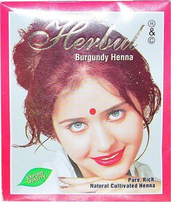 Herbul Kızıl Hint Kınası 10  gr 1 Paket Doğal Burgundy Henna