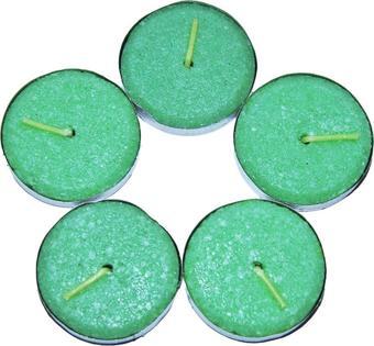 KSmart Tea Lights Yeşil Mum 5 Adet