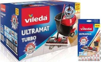 Ultramat Turbo Pedallı Temizlik Seti + Ultramat Yedek Paspas