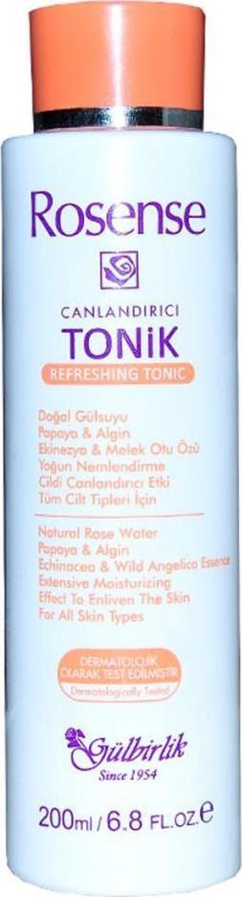 Rosense Canlandırıcı Tonik 200 ML Doğal Gül Suyu Papatya Algin