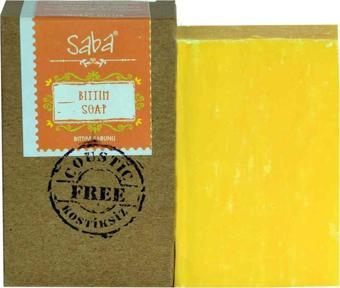 Saba Kostiksiz El Yapımı Doğal Saf Katkısız Bıttım Sabunu 125 gr