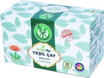 Tabiat Market Herbal Tea Yeşil Çay Bitki Çayı Camellia Sinensis 20li Poşet Yeşilçay