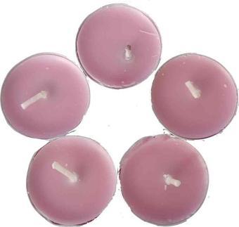 Ksmart Pembe Tea Light Mumu Pembe Mum 5 Adet