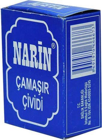 Narin Çamaşır Çividi 50 Gr Mini Paket Çamaşır Beyazlatıcı Çivit