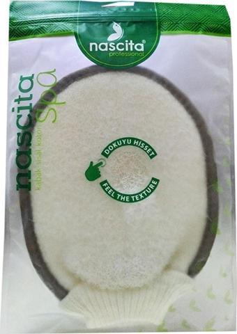 Nascita Kabak Sisal Koton Lifli Lastikli Eldiven Kese 16CMx22CM