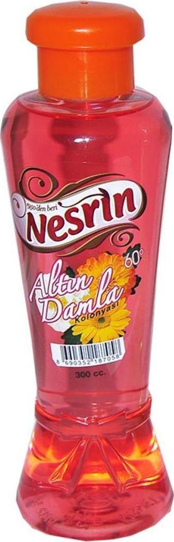 Nesrin Altın Damla Kolonyası 60 Derece 300ML Pet Şişe