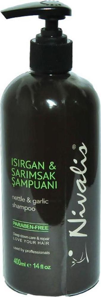 Nivalis Doğal Isırgan Sarımsak Şampuanı 400ML Nettle Garlic
