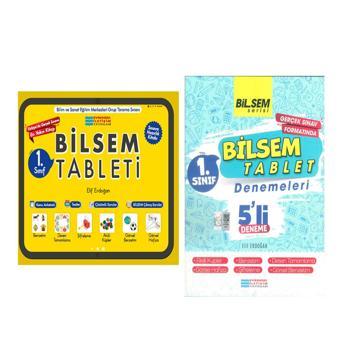 Evrensel İletişim 1.Sınıf Bilsem Tablet ve Deneme Seti 2 Kitap - Evrensel İletişim Yayınları