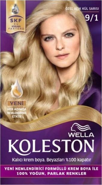 Koleston Set Özel Açık Kül Sarısı Saç Boyası 9/1