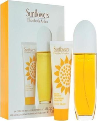 Elizabeth Arden Sunflowers EDT Sprey 100ML + Perfumed Body Lotion 100ML Kadın Parfüm