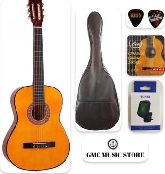 Gmc Musıc Store Gmc Tam Boy 4/4 Naturel Klasik Gitar Seti