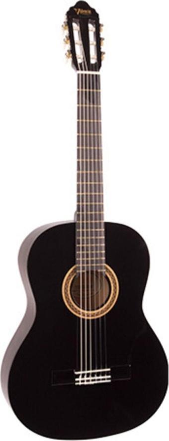 Valencia Vc104Tbk Klasik Gitar 4/4 Siyah Sap Çelikli