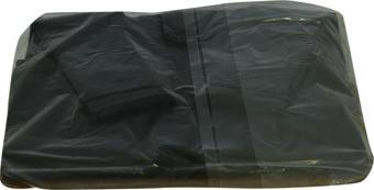 Battal Boy Atlet Geri Dönüşüm Granül Çanta Poşet 65X35 Cm Kalın Siyah 1000 Gr 1 Paket
