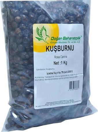 Doğan Baharatçılık Kurutulmuş Kuşburnu 1 kg Doğal Saf Ekonomik Pk