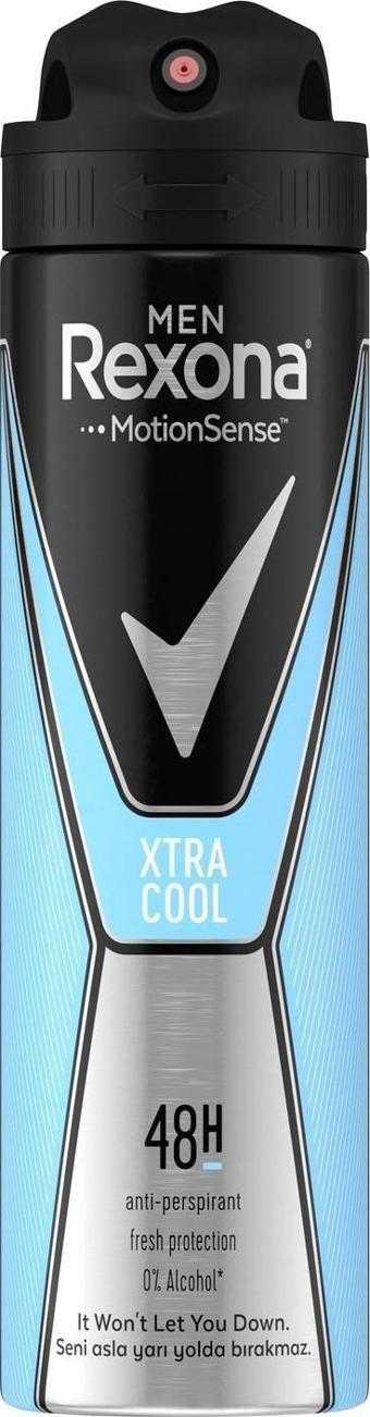 Rexona Men Erkek Anti-Perspirant Sprey Deodorant Xtra Cool 150ML