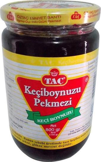 Taç Keçiboynuzu Harnup Pekmezi 800Gr Koruyucu İçermeyen Doğal 