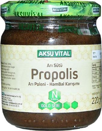 Aksuvital Arı Sütü Propolis Polen Bal Karışımı 220 Gr