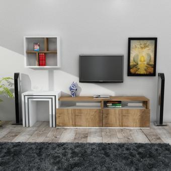 Dekorister Missy Tv Ünitesi Beyaz-Ceviz