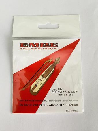 Gmc Musıc Store Emre 0,25 / 0,28 / 0,42 Hafif Light Pyramid Kemençe Teli + Reçine Hediyeli