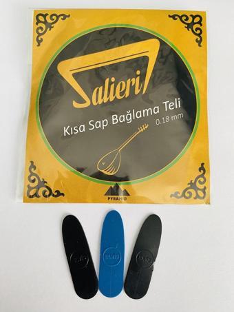 Gmc Musıc Store Salieri 0.18Mm Pyramid Kısa Sap Bağlama Teli + Mızrap Hediyeli