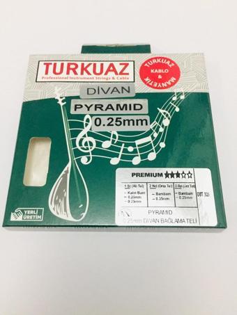 Turkuaz Pyramid Premium Divan Bağlama Teli 0.25Mm