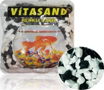 Vitasand REF-182 Siyah Beyaz Fanus Çakılı 350 gr