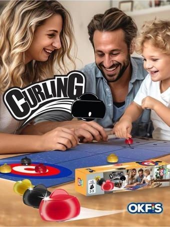 Mini Curling Ekransız Vakit Geçirme Aktivitesi Aile Etkileşimi Kutu Oyunu