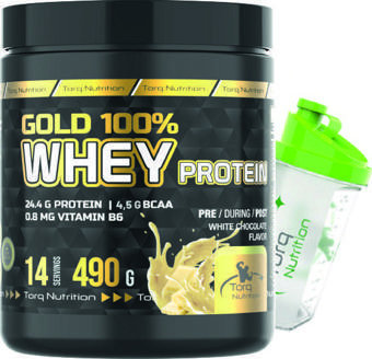 Torq Nutrition Gold Whey Protein Beyaz Çikolata Aromalı 490 Gr
