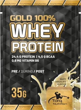 Torq Nutrition Gold Whey Protein 35 Gr - Beyaz Çikolata