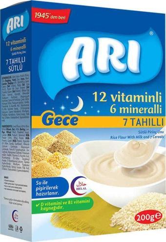 Arı Sütlü 7 Tahıllı Gece Pirinç Unu 200 gr - Arı