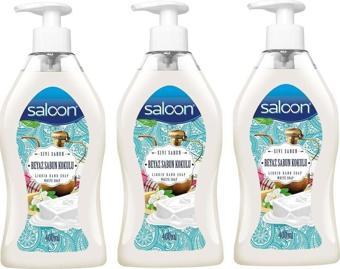 Saloon Sıvı Sabun Beyaz Sabun Kokulu 400 Ml 3'lü