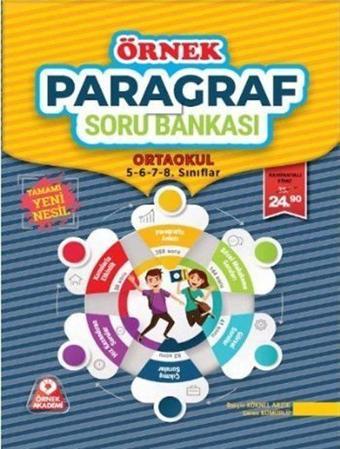 Ortaokul Paragraf Soru Bankası - Örnek Akademi Yayınları