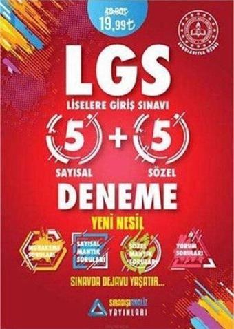 LGS Yeni Nesil 5 Sayısal 5 Sözel - Sıradışı Analiz Yayınları