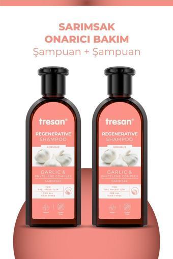 Tresan Sarımsak Onarıcı Bakım Şampuanı 300 ml X 2 Adet