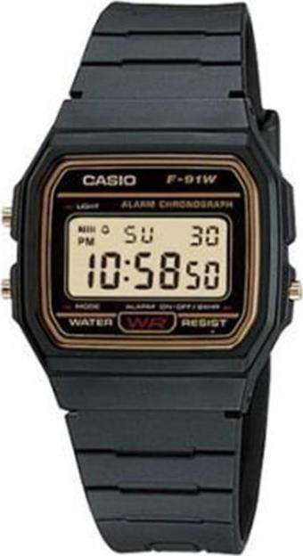 Casio  F-91WG-9QDF Erkek Retro Kol Saati