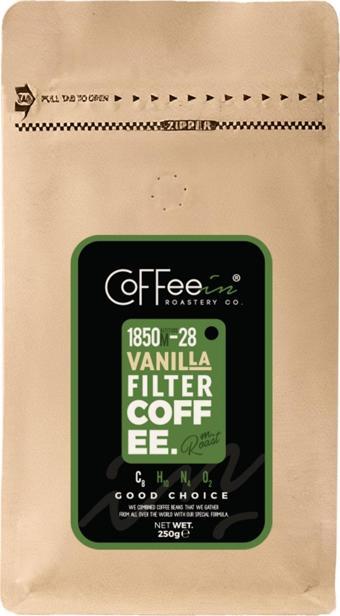 Coffeein Vanilya Aromalı Filtre Kahve 250 Gr