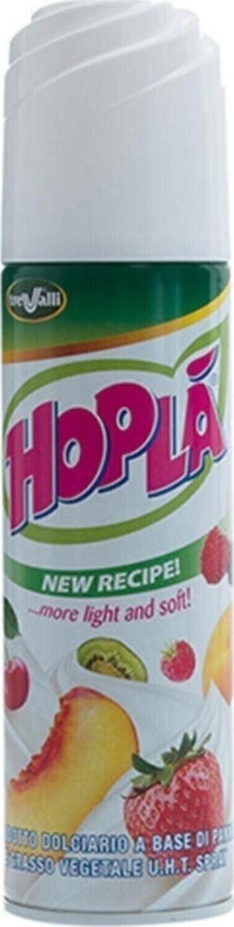 Hopla Bitkisel Sprey Krem Şanti 250 Ml Portatif Ağız Sıcak Ve Soğuk Ürünlerin Üzerinde Dayanıklı