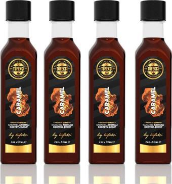 By Tüfekçi Karamel Şurup Yoğun Form Yüksek Aromalı Yeni Formül Avantajlı Paket (4X60Ml)
