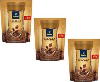 Tchibo Gold Selection Çözünebilir Kahve Ekonomik Paket 75 Gr X 3 Adet